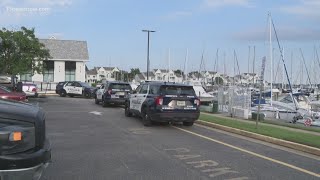 Norfolk police investigate death of man on boat at Bay Point Marina [upl. by Enelie174]