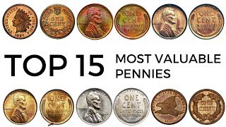 Top 15 Most Valuable Pennies [upl. by Ssitnerp]