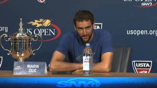 Marin Cilic wins US Open [upl. by Nisotawulo]