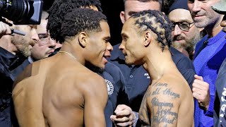 Devin Haney vs Regis Prograis HEATED WEIGH IN amp FACE OFF VIDEO • Matchroom Boxing amp DAZN [upl. by Tirrag]