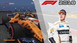 F1 2018  GAMEPLAY MCLAREN STOFFEL VANDOORNE Bahrain  25 RACE  FR PS4 HD [upl. by Marlen]