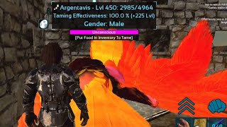 MAX LEVEL ARGENTAVIS TAMING ARK SURVIVAL EVOLVED MOBILE [upl. by Moser506]