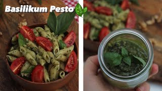 Basilikumpesto  grüner Pesto selber machen  Fesleğenli Pesto nasıl yapılır [upl. by Robinson]