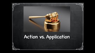 What is the Difference between Action and Application in Ontario Legalese Translator Ep 7 [upl. by Tolman707]