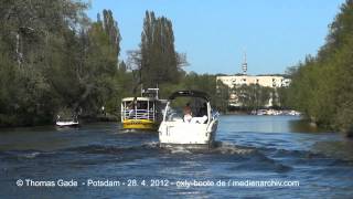 Mit dem Motorboot durch Potsdam auf der Havel [upl. by Quiteria]