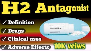 h2 antagonist pharmacologyh2 blockers [upl. by Erb]