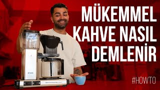 Moccamaster Filtre Kahve Makinesi Nasıl Kullanılır [upl. by Enitsirhk]