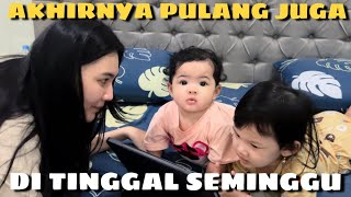 AKHIRNYA PULANG JUGA SETELAH DI TINGGAL SEMINGGU  KELUARGA DONEL [upl. by Latonia119]