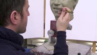 Sculpting Niall Horan from One Direction at Madame Tussauds London [upl. by Rentschler814]