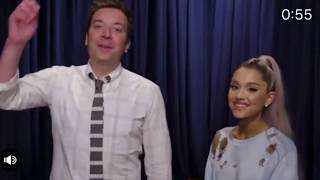 Ariana Grande Suprises Fans On The Tonight Show With Jimmy Fallon [upl. by Nwahsram]