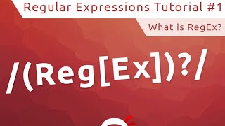 Regular Expressions RegEx Tutorial 1  What is RegEx [upl. by Erena510]