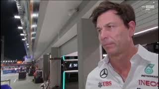 quotIts A Tyre Warmup Issue For Usquot  Toto Wolff Post Qualifying Interview  Singapore GP 2024 [upl. by Nodyarb277]