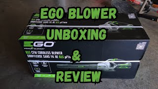 New EGO Blower Unboxing amp Review  My equipment for 2024 landscaping season [upl. by Whall]