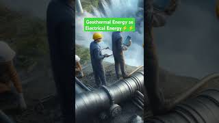 Geothermal Energy power plant working greenenergy science facts shortvideo viralvideo shorts [upl. by Ecnarwal]