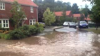 Flooding in Southwell Notts [upl. by Veleda]