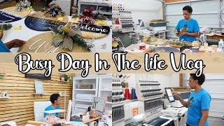 Busy Entrepreneur Day In the Life Vlog  Full Day Processing orders [upl. by Enilekaj]