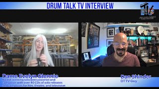 Dame Evelyn Glennie Interview on Drum Talk TV [upl. by Aiuqat370]