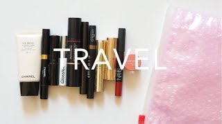 Travel Makeup Bag  Minimal Multitasking Essentials and Routine [upl. by Pearson85]