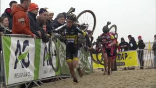 Belgian National Championships Cyclocross  Oostende  812017 WOMEN [upl. by Airdnola]