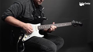 Fender American Ultra Luxe Stratocaster HSS FR RW MBK  TV Guitar Center [upl. by Chapa637]