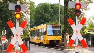 Vaihingen Emilienstraße Railway Crossing Stuttgart [upl. by Nordgren]