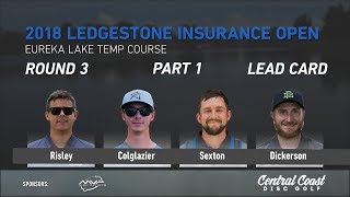 2018 Ledgestone Insurance Open Rd 3 Pt 1 Risley Colglazier Sexton Dickerson [upl. by Eatnoj]