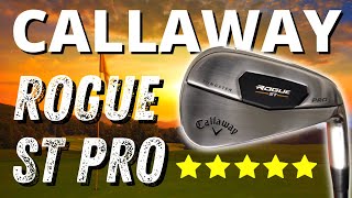 UNBELIEVABLE My New Callaway Rogue ST Pro Irons FULL REVIEW [upl. by Sidonius]