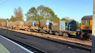 66725  66719 3S01 RHTT Stowmarket  Stowmarket 241024 [upl. by Kennith]