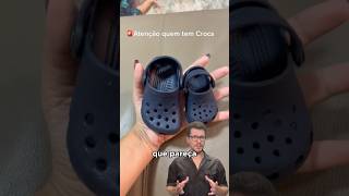 Porque o crocs encolhe 🤔 [upl. by Asin]