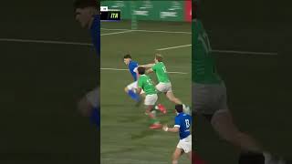 Italian Rugby At Its Best guinnesssixnations [upl. by Nednyl846]