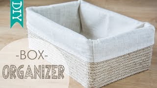 🗃️ storage box DIY  how to make a storage box  cardboard organizer [upl. by Jezebel728]