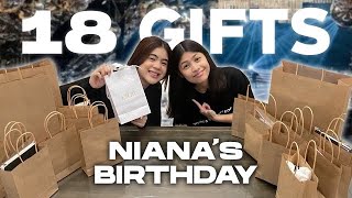 18 Gifts For Nianas 18th Birthday  Chelseah Hilary [upl. by Nonregla]