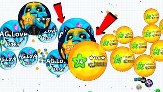 Agario New Animated Skin Unlocked Solo vs Team AG Team Dominating Agario Best Moments [upl. by Questa]