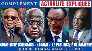 COMPLÉMENT ACTU EXPLIQUÉE  CHANGEMENT DE LA CONSTITUTION  QUE CACHE LE SILENCE DE BEMBA  BAHATI [upl. by Asirret]