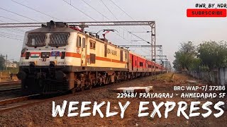 22968 PRAYAGRAJ  AHMEDABAD Sf Weekly Express [upl. by Dinin]