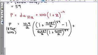 DSC1630  Lecture 27  Question 29  Bond All In Price [upl. by Niarbo]