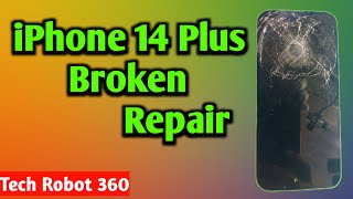 IPhone 14 Plus Back Glass and Display Replacement Full Repair [upl. by Iretak]