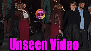 Taylor Swift hugs Gigi Hadid amp says goodbye as BFFs leave the Waverly Inn in NYC [upl. by Ynoep969]