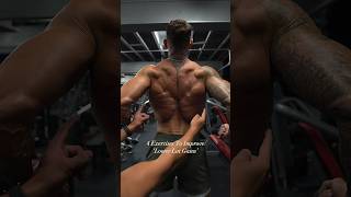 4 key back exercises to improve your Lower Lat Gains💪gym workout [upl. by Aret]