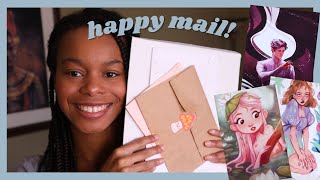 Sticker and Print Art Haul  A Mini Art Vlog [upl. by Fiona]