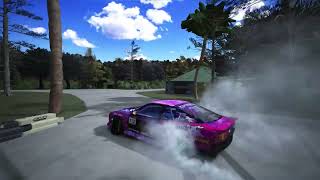 240SX Drift Missle On LZ Compound  Sim HQ  Assetto Corsa [upl. by Delacourt]