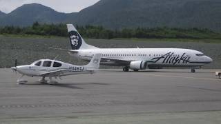 Landing in Ketchikan Alaska [upl. by Essyla578]