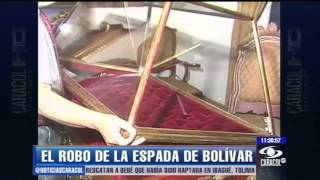 ¿Cómo fue el robo de la espada de Bolívar hace 39 años  Enero 17 de 2013 [upl. by Mercie]