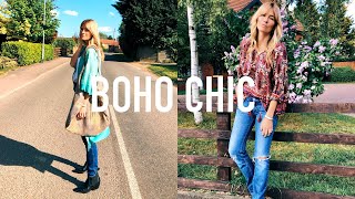 BOHO STYLE OUTFITS  How to dress Bohemian Style [upl. by Ymia]