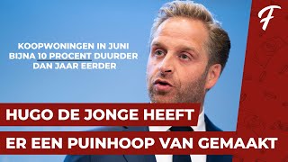 HUGO DE JONGE HEEFT ER EEN PUINHOOP VAN GEMAAKT HUIZENPRIJZEN BESPREKEN [upl. by Redliw]