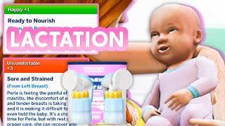 REALISTIC CHILDBIRTH LACTATION UPDATE IS NOW FREE  the sims 4 [upl. by Elwaine947]