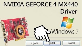 Geforce4 MX 440 driver fix Windows 7  8  10 [upl. by Airakaz265]