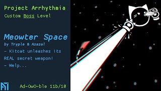 Meowter Space  Tryple amp Azazal  Project Arrhythmia Custom Boss Level [upl. by Edna]