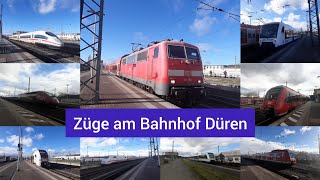 Züge am Bahnhof Düren [upl. by Selry]