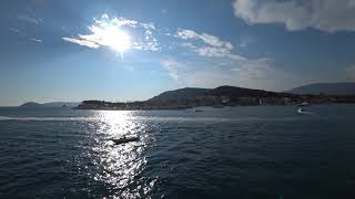 Ferry from Split to Supetar Brac  Croatia Ferries 4k [upl. by Berwick]